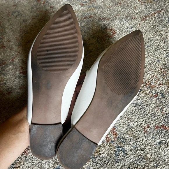 Steve Madden White Levity Mules Sleek Slip-On Design - Picture 4 of 5